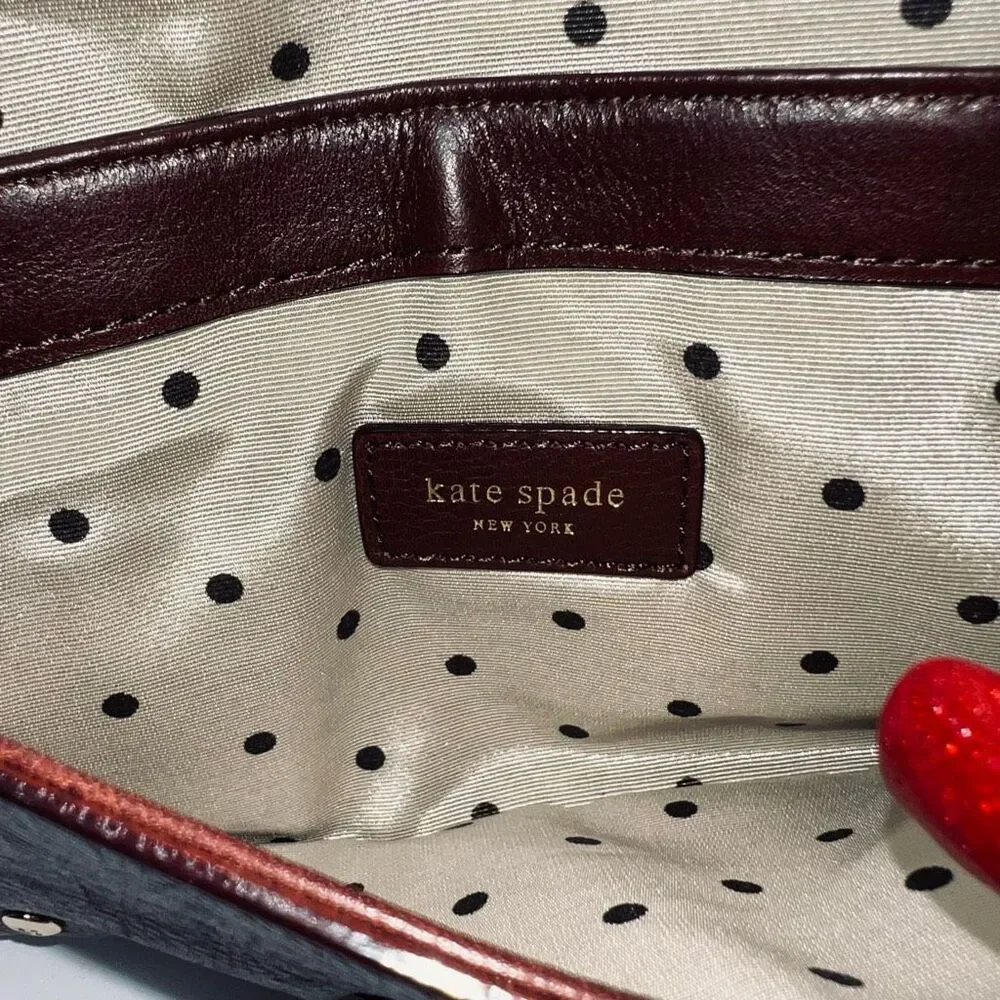 Kate Spade Vintage Noel Dot Flap Closure Wristlet